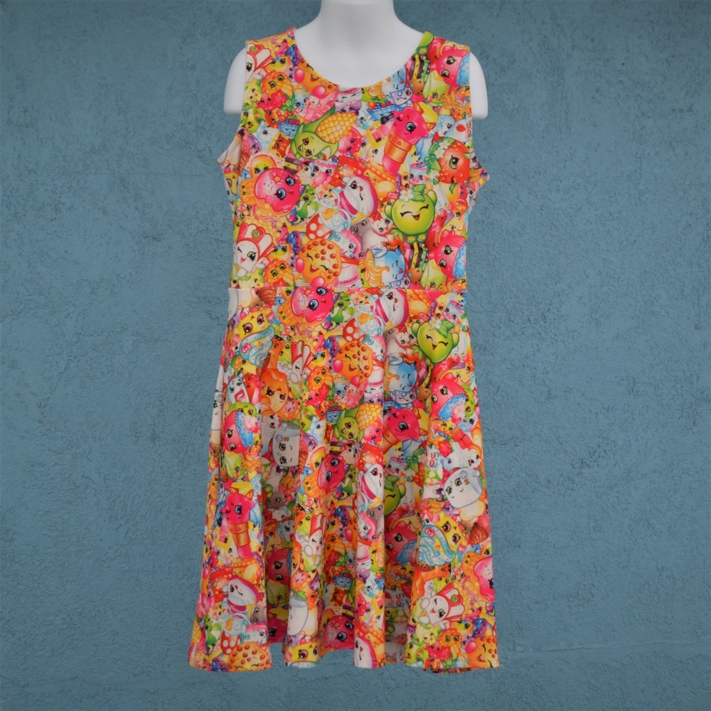 Shopkins sleeveless skater dress